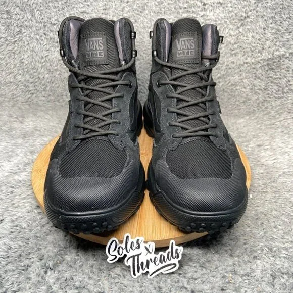 Vans MTE Crestline Waterproof Sneaker Boot Size 10 Men Black - Picture 3 of 6
